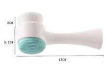 Load image into Gallery viewer, 2Pcs Big wave point pink Double Side Facialcleansing Brush - Face Exfoliating, Massage AZ21153
