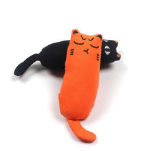 Lade das Bild in den Galerie-Viewer, 2Pcs gray Pet cat toys, pure cotton fabric molar toys, wear-resistant and contains catnip AZ1643
