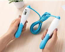 Lade das Bild in den Galerie-Viewer, 2Pcs red Professional electronic counting skipping rope, endurance Training Aerobic Exercise Fitness AZ19166

