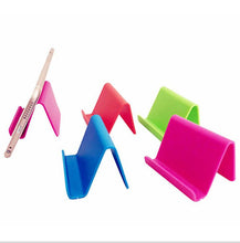 Load image into Gallery viewer, 2Pcs dark blue Portable And Fixed Stand For Mobile Phone And Remote Control AZ1006
