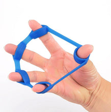 Load image into Gallery viewer, 2Pcs 4KG/8.8LB royal blue Silicone finger tensioner, silicone tension trainer, fitness exercise rehabilitation training device AZ17857
