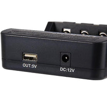 Lade das Bild in den Galerie-Viewer, 18650/26650 Lithium battery charger with split capacity with LCD display AZ2030
