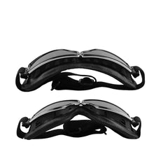 Lade das Bild in den Galerie-Viewer, brown+silver Retro style Harley motorcycle goggles,outdoor windproof riding off-road glasses AZ10552
