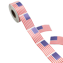 Load image into Gallery viewer, 2x500pcs Xmas Christmas  Stickers Roll Label Independence Day Independence Day Clothes Face Daily Necessities
