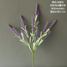 Load image into Gallery viewer, 3pcs 12 Heads Provence PE Foam Lavender Artificial Fake Flower Plants Home Decoration Wedding Bouquet
