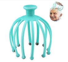 Lade das Bild in den Galerie-Viewer, 2Pcs pink Octopus Scalp Massager,Steel Ball Head Massage Relaxation 12 Finger massage roller For Head AZ2145

