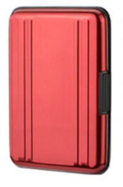 2Pcs red 8SD+8TF Card box multi-use aluminum memory card travel storage box AZ1734