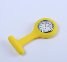 Load image into Gallery viewer, 2Pcs orange Doctor Nurse Silicone Pocket Brooch Fob Watch Quartz Watch AZ10182

