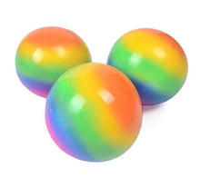 Load image into Gallery viewer, 2Pcs 7cm Rainbow vent ball decompression toy, slow rebound decompression ball AZ12307
