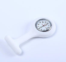 Load image into Gallery viewer, 2Pcs white Doctor Nurse Silicone Pocket Brooch Fob Watch Quartz Watch AZ10189
