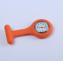 Load image into Gallery viewer, 2Pcs pink Doctor Nurse Silicone Pocket Brooch Fob Watch Quartz Watch AZ10183
