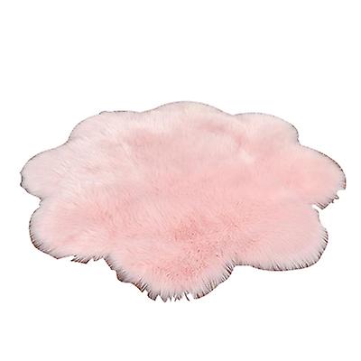 35cm pink Plush round bedroom carpet round cushion AZ17634