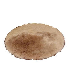 Load image into Gallery viewer, 110cm Bean Paste Plush round bedroom carpet round cushion AZ1939
