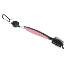 Lade das Bild in den Galerie-Viewer, 2PCs Golf Swing Trainer Clubs Two-Sided Brush Golf Cleaning Utility Brushes
