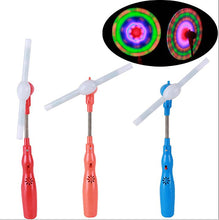 Load image into Gallery viewer, Colorful electric luminous windmill music stick, Spinning Music Windmill Toy AZ19811
