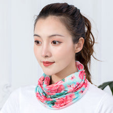 Load image into Gallery viewer, 2pcs 50cm Hanging Ear Jacquard Quick-Drying Summer Ice Silk Face Mask for Outdoor Cycling
