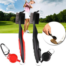 Lade das Bild in den Galerie-Viewer, 2PCs Golf Swing Trainer Clubs Two-Sided Brush Golf Cleaning Utility Brushes
