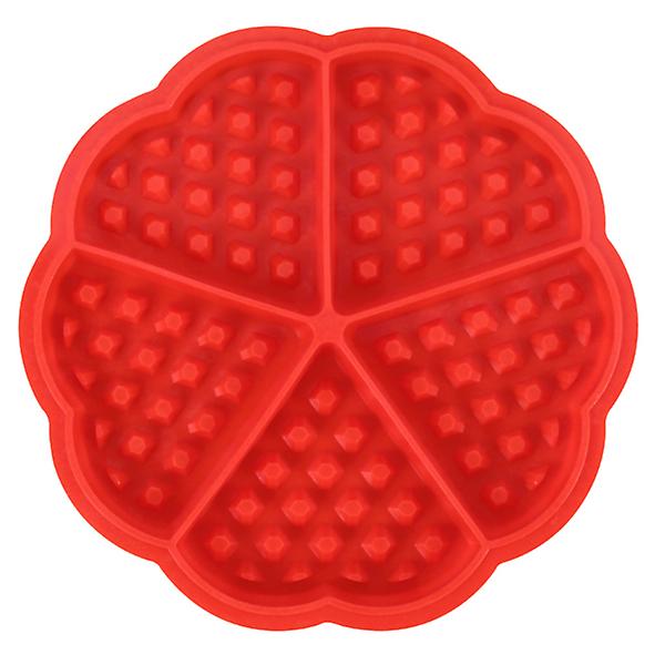 2Pcs 5 hearts mold Silicone square heart shaped waffle cake mold AZ13285