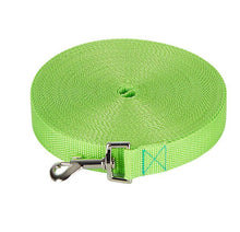 Lade das Bild in den Galerie-Viewer, 1.5m*2cm Grass green 50m pet dog leash,outdoor tracking leash For Large Dogs AZ221
