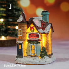 Lade das Bild in den Galerie-Viewer, 2pcs Mini Merry Christmas Decor Christmas Ornamnet Christmas Resin House

