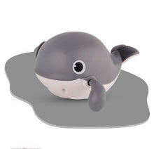 Load image into Gallery viewer, 2Pcs whale gray Cartoon Bath Animal penguin whale Classic Baby Water Toy,Boys girls bathing toys AZ20757
