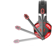 Load image into Gallery viewer, RED 3.5mm Gaming Headset MIC LED Headphones for PC Laptop PS4 Slim AZ10778
