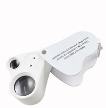 Lade das Bild in den Galerie-Viewer, 2Pcs LED 30X/60X Magnifications Jewelry Identification Magnifier Loupe AZ1217
