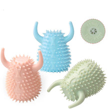 Load image into Gallery viewer, 2Pcs pink Bite-resistant Cleansing Teeth Dog Chewing Toy,Molar teeth vocalization toys AZ1353
