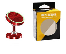 Lade das Bild in den Galerie-Viewer, 2Pcs red In Car Magnetic Phone Holder Mount Dashboard Dash Mobile 360 Swivel for Phone AZ16443

