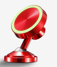 Lade das Bild in den Galerie-Viewer, 2Pcs red In Car Magnetic Phone Holder Mount Dashboard Dash Mobile 360 Swivel for Phone AZ16443
