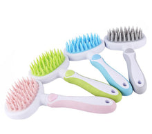 Load image into Gallery viewer, 2Pcs green pet Hair Removal Comb soft Silicone Massager comb AZ21731
