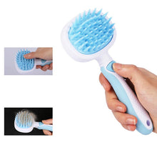 Load image into Gallery viewer, 2pcs gray pet Hair Removal Comb soft Silicone Massager comb AZ21730
