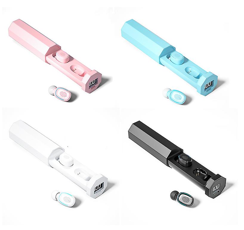 white Bluetooth 5.0 Headphones TWS Earbuds Wireless Headset Stereo Sports Earbuds AZ11171