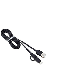 Load image into Gallery viewer, 2Pcs white USB Sync/Charging Cable MFi USB Micro &amp; Type-C AZ1545
