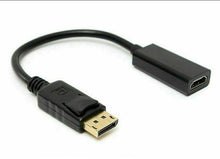 Load image into Gallery viewer, 2Pcs white HDTV PC Display Port DP Male To HDMI Female Audio Video Converter Cable Adapter AZ19566
