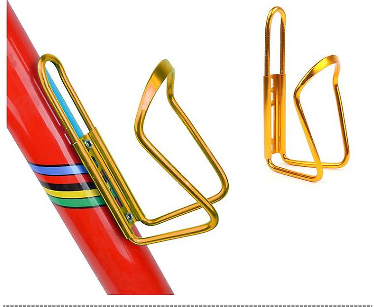 2Pcs gold Bike, Cycling, Bicycle, Drink Water Bottle Rack Holder Mount For Mountain AZ16909