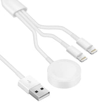 Load image into Gallery viewer, 3 in 1 Cable For iPhone Airpods Apple Watch Charger Usb Wireless Charging Station AZ12438
