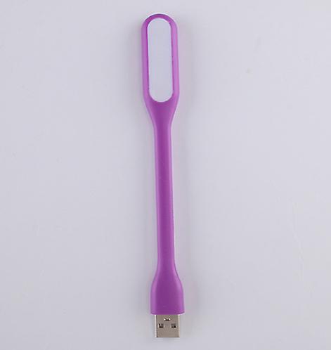 2Pcs purple Book Light ,LED USB mini night light 5v 1.2w Power Bank Reading Light AZ10065