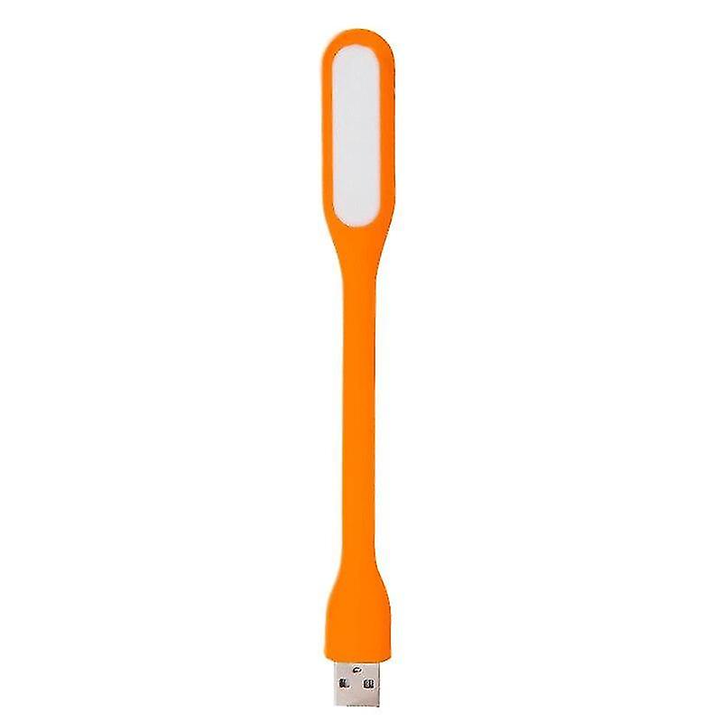2Pcs orange Book Light ,LED USB mini night light 5v 1.2w Power Bank Reading Light AZ10063