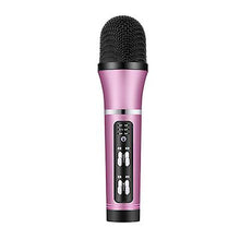Lade das Bild in den Galerie-Viewer, gold Musical microphone portable singing mic karaoke handheld speaker for home party indoor ktv AZ13758
