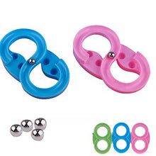 Load image into Gallery viewer, 2Pcs blue Handheld game 88 trackball focus force sensory integration training decompression toy AZ11996
