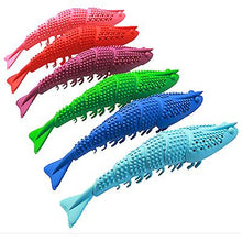 Load image into Gallery viewer, 2Pcs dark blue Catnip crayfish toothbrush, cat toy molar shrimp AZ12831
