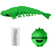Lade das Bild in den Galerie-Viewer, 2Pcs grass green Catnip crayfish toothbrush, cat toy molar shrimp AZ12832
