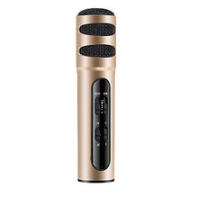 Lade das Bild in den Galerie-Viewer, blue portable Musical microphone handheld karaoke mic speaker machine for birthday home party AZ12169
