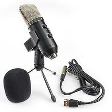 Lade das Bild in den Galerie-Viewer, USB condenser microphone, plug &amp; play microphone for pc laptop, youtube studio video podcast AZ13433
