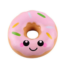 Load image into Gallery viewer, 2Pcs Pink donut Antistress Relief Squishy toy,French fries, Milk tea, Burgers,Cake
