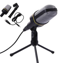 Lade das Bild in den Galerie-Viewer, professional recording microphone with tripod stand for broadcasting,chat,video AZ11696
