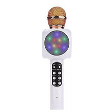 Lade das Bild in den Galerie-Viewer, black Professional bluetooth wireless microphone handheld speaker karaoke music player AZ17793
