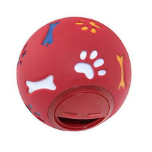 Lade das Bild in den Galerie-Viewer, 14cm red Rotary switch snack ball, pet molar toy AZ12346

