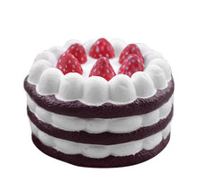 Load image into Gallery viewer, 2Pcs Brown cake Antistress Relief Squishy toy,French fries, Milk tea, Burgers,Cake
